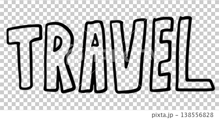 Hand written TRAVEL letter outline for colouring book, font, typography, text, message, summer break, decoration, trip, travel, holidays, vacation, sign, symbol, beach vibe, sea, sand, sun, icon Hand written TRAVEL letter outline for colouring book, font, typography, text, message, summer break, decoration, trip, travel, holidays, vacation, sign, symbol, beach vibe, sea, sand, sun, icon 138556828