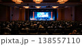 Photo of a large crowd of people attending a conference in a convention center 138557110