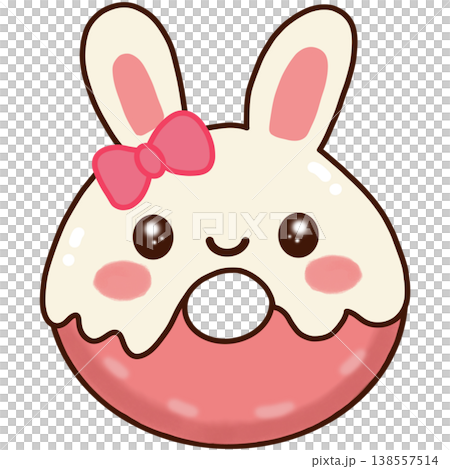 Bunny Donut 138557514
