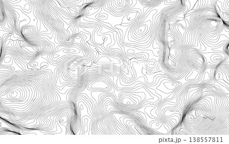 Geography topographic topography with topology abstract background and map geographic. Land landscape relief with contour terrain pattern and wavy illustration mountain texture. Geography topographic topography with topology abstract background and map geographic. Land landscape relief with contour terrain pattern and wavy illustration mountain texture. 138557811