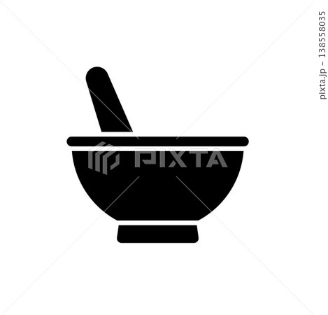 Mortar and Pestle icon vector design templates Mortar and Pestle icon vector design templates 138558035