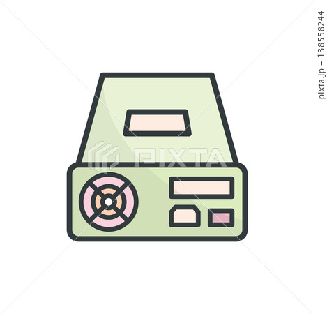 Power Supply icon vector design templates simple and modern 138558244