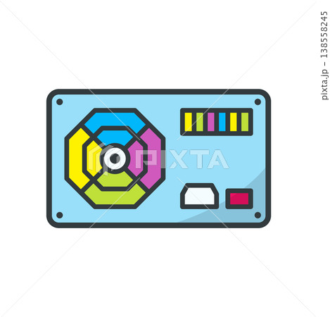 Power Supply icon vector design templates simple and modern 138558245