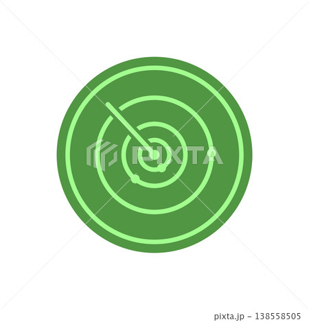 Radar icon vector design templates simple and modern concept 138558505