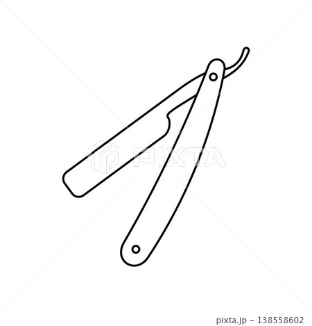 Straight Razor icon vector design templates simple and modern Straight Razor icon vector design templates simple and modern 138558602