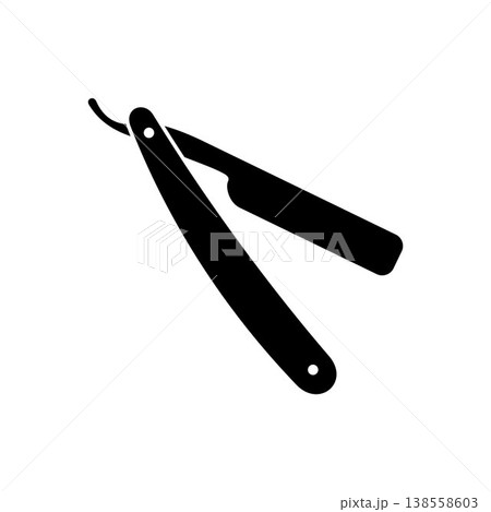 Straight Razor icon vector design templates simple and modern 138558603