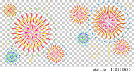 煙花背景圖 138558680