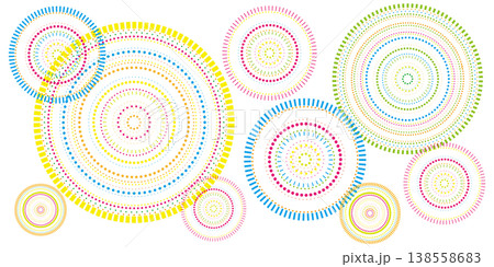 打ち上げ花火の背景イラスト 打ち上げ花火の背景イラスト 138558683