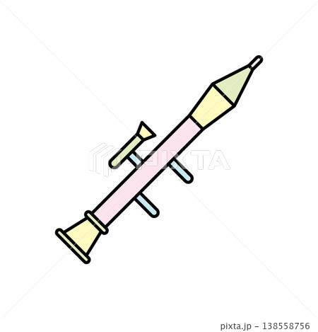 Rocket launcher icon vector design templates simple and modern 138558756