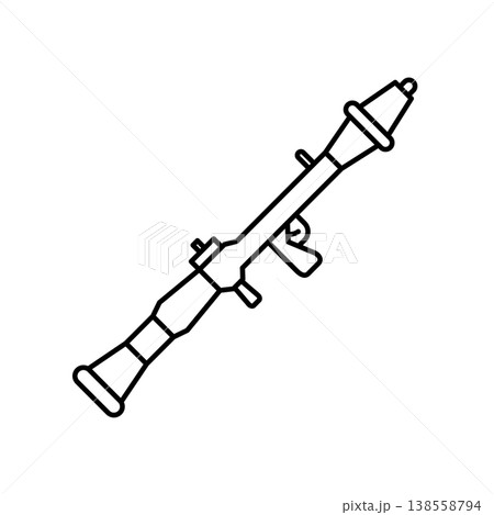 Rocket launcher icon vector design templates simple and modern 138558794