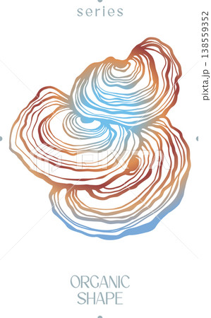 Bracket Fungus Organic ShapeMushroom Element Bracket Fungus Organic ShapeMushroom Element 138559352