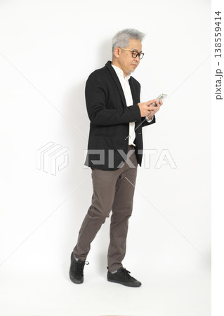 Walking and Using Smartphone 138559414