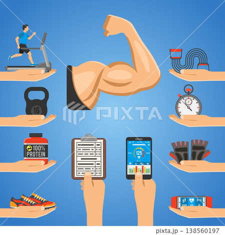 Fitness and Gym Concept Fitness and Gym Concept 138560197