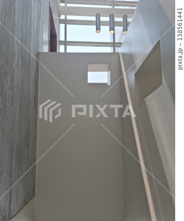 This is a modern white interior wall. This is a modern white interior wall. 138561441