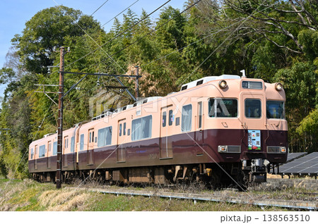 名鉄広見線6000系電車 6010編成チョコツートン イラスト系統版 名鉄広見線6000系電車 6010編成チョコツートン イラスト系統版 138563510