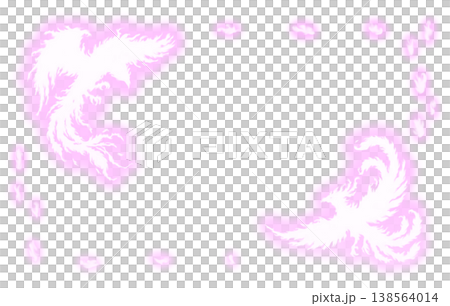 火焰鳳凰 Frame_AI_粉紅色 138564014