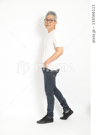 Walking with Hands in Pockets Walking with Hands in Pockets 138566113