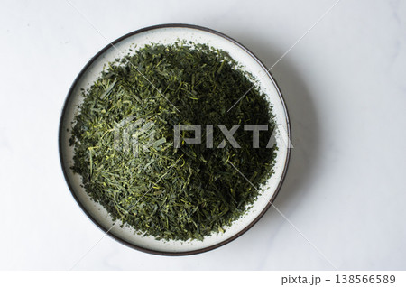 上から撮った茶葉 上から撮った茶葉 138566589
