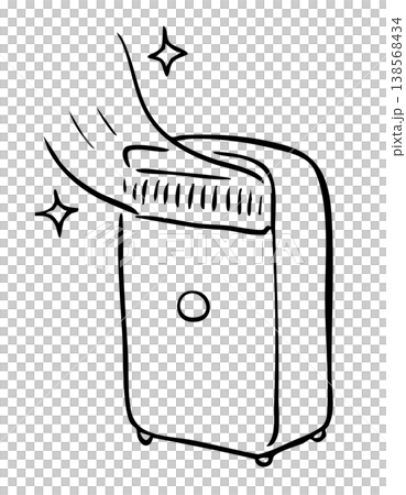 除湿器_線画 除湿器_線画 138568434