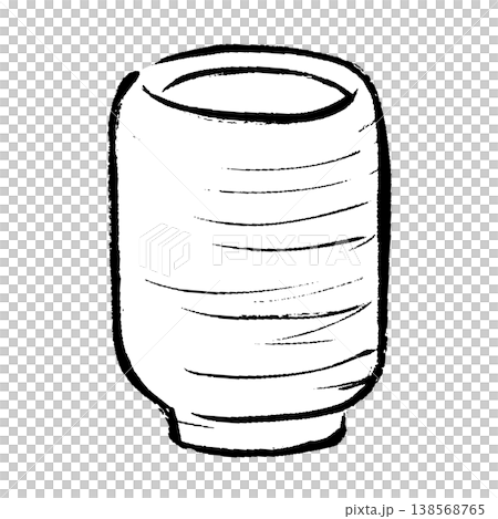 A hand-drawn illustration of warm tea in a teacup. 138568765