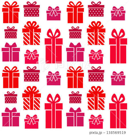 Bright Gift Boxes Pattern Bright Gift Boxes Pattern 138569519