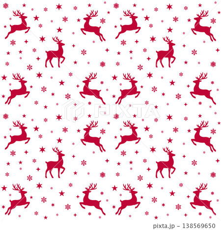 Light Reindeer Snow Pattern Light Reindeer Snow Pattern 138569650