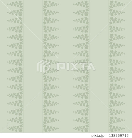 Soft Botanical Stripe Pattern  Neutral Minimal Style 138569715