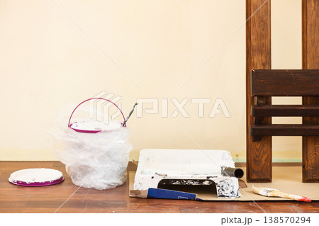 Home renovation mess 138570294