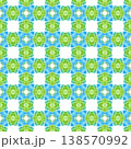 Tropical seamless pattern. Green eminent boho chic summer design. Hand drawn tropical seamless border. Textile ready good-looking print, swimwear fabric, wallpaper, wrapping. 138570992