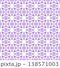 Repeating striped hand drawn border. Purple superb boho chic summer design. Striped hand drawn design. Textile ready mesmeric print, swimwear fabric, wallpaper, wrapping. 138571003