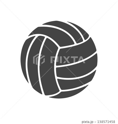 Volleyball Ball Icon, Volleyball Ball Logo. 138571458