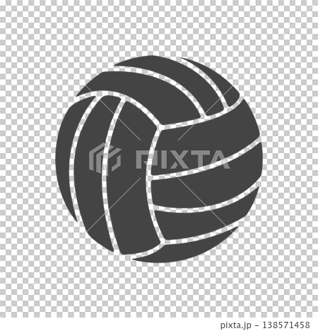 Volleyball Ball Icon, Volleyball Ball Logo. 138571458