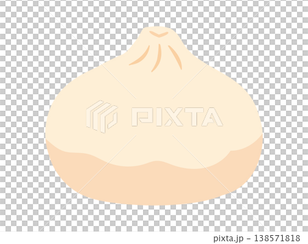 一張看起來很美味、剛蒸好的中式包子的插圖。 138571818