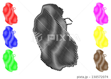 Robben Island (Republic of South Africa, RSA, Table Bay) map vector illustration, scribble sketch Robbeneiland map Robben Island (Republic of South Africa, RSA, Table Bay) map vector illustration, scribble sketch Robbeneiland map 138572074