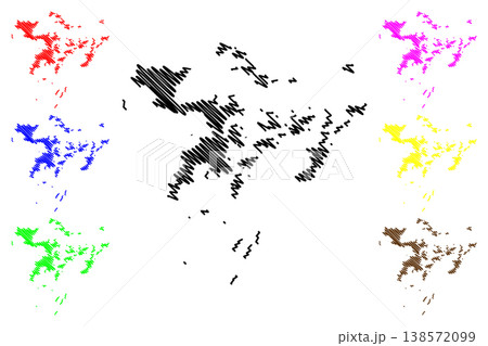 Ssese Islands (Republic of Uganda, Lake Victoria) map vector illustration, scribble sketch Bugala, Bubeke, Bufumira, Bugaba, Bukasa, Lulamba map Ssese Islands (Republic of Uganda, Lake Victoria) map vector illustration, scribble sketch Bugala, Bubeke, Bufumira, Bugaba, Bukasa, Lulamba map 138572099