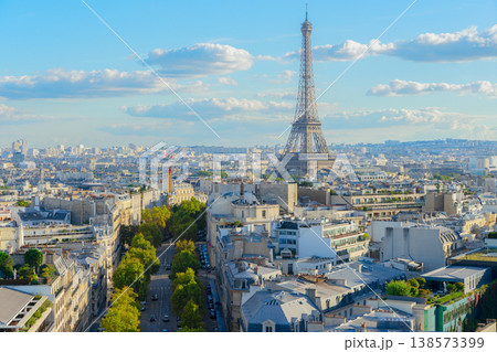 eiffel tour and Paris cityscape eiffel tour and Paris cityscape 138573399