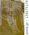 Hieroglyphs, drawings in the tomb of Merenptah KV8 in the Valley of the Kings. Luxor. Egypt. 138575174