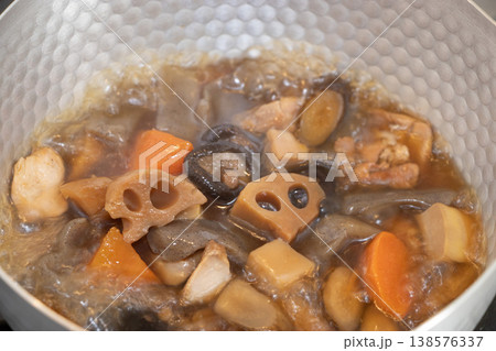 筑前煮 調理 筑前煮 調理 138576337