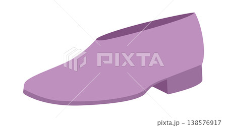 Purple flat shoe boot women color flat. Minimal low heel boot for capsule wardrobe and casual styling. Technical fashion Purple flat shoe boot women color flat. Minimal low heel boot for capsule wardrobe and casual styling. Technical fashion 138576917