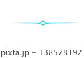 レーザー光線エフェクト シャープな直線光ビーム透過素材 138578192