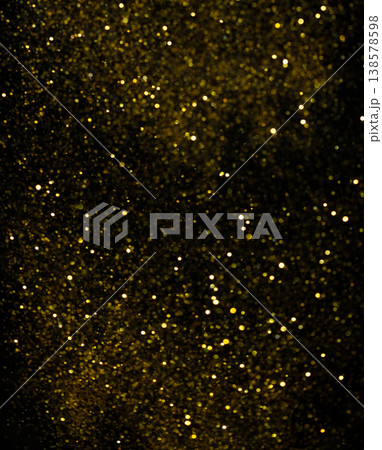 Photo of golden glitter powder sand creating abstract bokeh festive atmosphere. Bokeh of particle element of gold glitter sand light up luxury background, sparkle glow wallpaper Photo of golden glitter powder sand creating abstract bokeh festive atmosphere. Bokeh of particle element of gold glitter sand light up luxury background, sparkle glow wallpaper 138578598