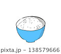 シンプルなご飯のイラスト 138579666