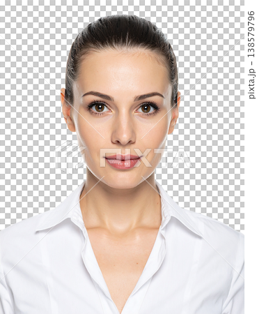 歐洲女人,獨自一人,辦公室職員,肖像,白色背景,臉部焦點,清晰 歐洲女人,獨自一人,辦公室職員,肖像,白色背景,臉部焦點,清晰 138579796