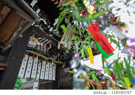 京都市上京区にある七夕祭の北野天満宮を撮影したもの 138580787
