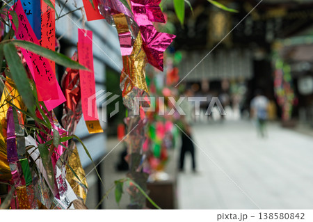 京都市上京区にある七夕祭の北野天満宮を撮影したもの 138580842