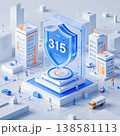 money on the city street 138581113