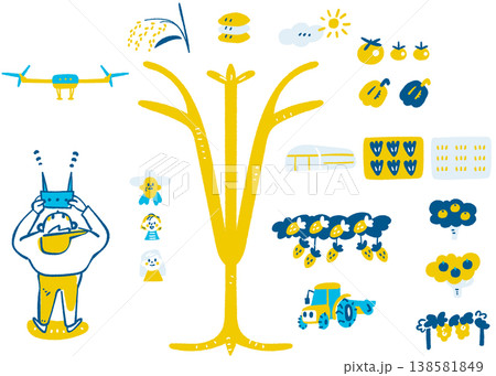 食の未来を切り拓くスマート農業　最新技術で持続可能な農業を支える次世代インフラ 138581849