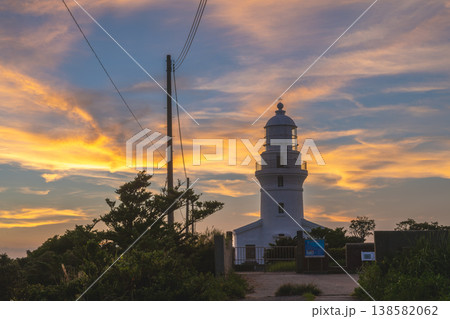 屋久島灯台の夕景 トワイライト 屋久島(夏 屋久島灯台の夕景 トワイライト 屋久島(夏 138582062