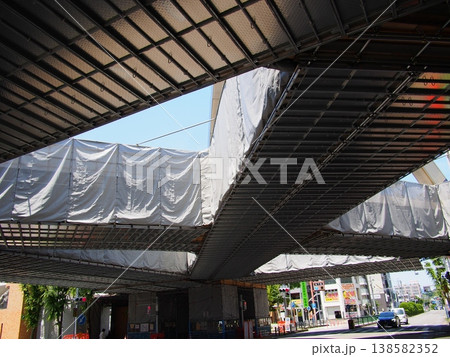 仮設足場の風景 仮設足場の風景 138582352