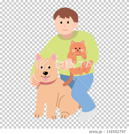 狗、貓和男人 138582797